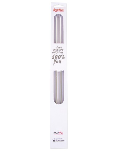 AGUJAS TEJER ALUMINIO 40CM