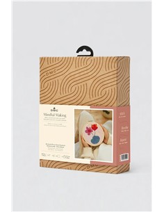 KIT PUNCH NEEDLE FLORES DELICADAS