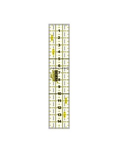 REGLA PACHWORK RECTA 3X15CM
