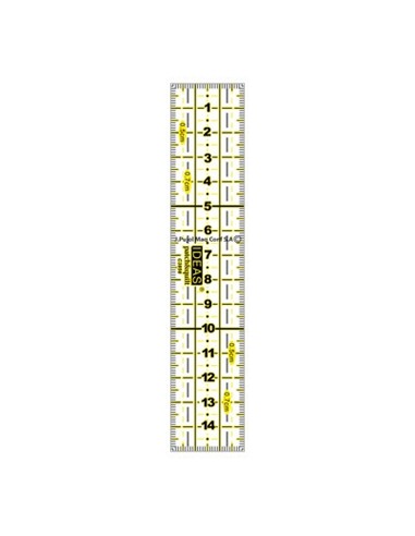 REGLA PACHWORK RECTA 3X15CM