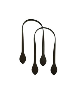 ASA CUERO SINT.HOJAS  62X1.3CM NEGRO