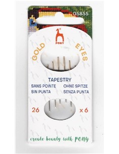 AGUJAS BORDAR PONY S/ PUNTA 26