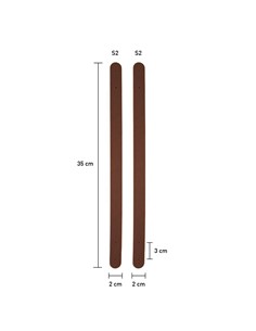 ASAS BOLSO PIEL SINT. 35CM MARRON