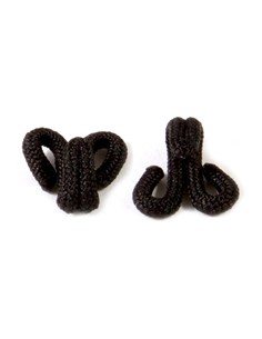 CORCHETES NEGROS FORRADOS T/001