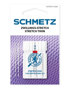AGUJAS 2,5 75/11 SCHMETZ DOBLE