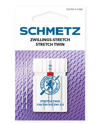 AGUJAS 2,5 75/11 SCHMETZ DOBLE