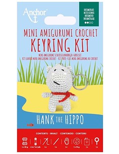 MINI AMIGURUMI CROCHET HIPPO