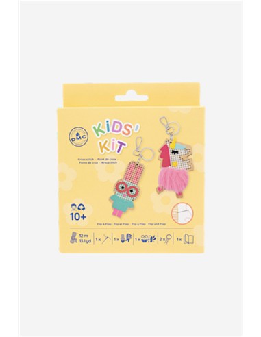 KIDS KIT LLAVERO PTO D CRUZ FLIP Y FLAP